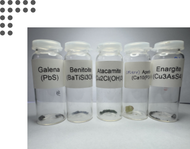 Geological mineral reference sample