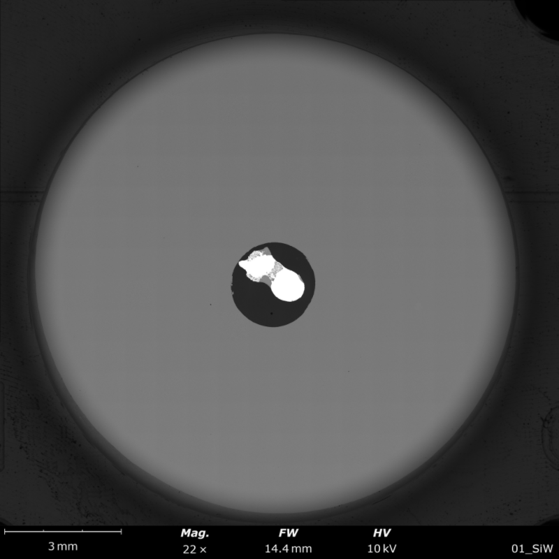 Silicon - Tungsten fusion