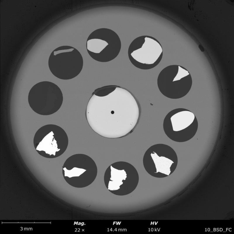 10-element BSD calibration sample